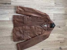Leather jacket mens for sale  MANCHESTER