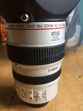 Canon video lens16x for sale  LONDON