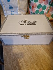 Wooden jewellery box for sale  PETERBOROUGH