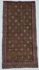 Usado, Painel vintage estilo loas tradicional brocado prata e ouro 80x40cm  comprar usado  Enviando para Brazil