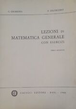 Lezioni matematica generale usato  Bari