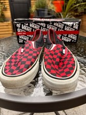 Vans red black for sale  NEWCASTLE UPON TYNE