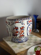 Plantador de tigel de porcelana estilo Imari grande PANDA Jardinière pássaros e florais comprar usado  Enviando para Brazil