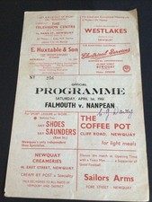 Programme falmouth nanpean for sale  ROCHFORD