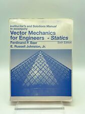 Instructor's Manual Vector Mechanics for Engineers Statics Beer Johnston 6th Ed comprar usado  Enviando para Brazil