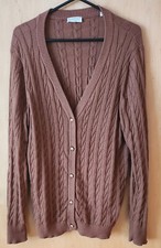Nougatfarbene strickjacke tchi gebraucht kaufen  Bad Hersfeld