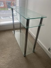 Tempered glass table for sale  BURTON-ON-TRENT