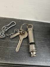 Vintage police whistle for sale  WARE
