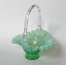 Vtg green ruffled for sale  Venice