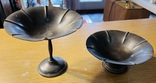 Pair pewter compotes for sale  Athol