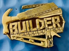 Builder brass belt for sale  ABERGELE