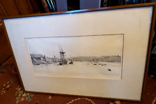 Original signed etching for sale  CUPAR