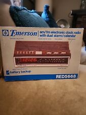 clock radio emerson for sale  Park Ridge