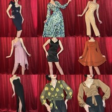 Lote Atacado 9 peças Vestidos/Blusas Femininas Vintage/Moderno/Alguns Novos com etiquetas (lote 2) comprar usado  Enviando para Brazil