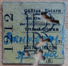 Gsr ticket birmingham for sale  MARKET DRAYTON