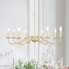 Gold chandelier light for sale  Brentwood