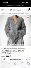 Castello cashmere cardigan for sale  WOODSTOCK