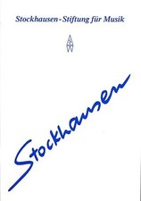 Stockhausen stiftung musik gebraucht kaufen  Berlin