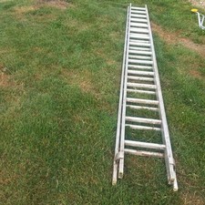 Aluminium double ladder for sale  WISBECH