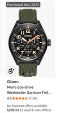 Relógio Citizen masculino Eco-Drive Weekender Garrison Field comprar usado  Enviando para Brazil