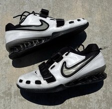 Tênis de halterofilismo Nike ROMALEOS 2 masculino tamanho 11 branco preto Power Bridge raro, usado comprar usado  Enviando para Brazil