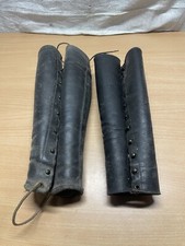 Anciennes guêtres noires d'occasion  Nîmes