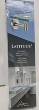 Usado, Prateleira de vidro Gatco cetim níquel Latitude II 20 polegadas, - 1 camada  comprar usado  Enviando para Brazil