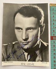 René lefevre actor d'occasion  Expédié en Belgium