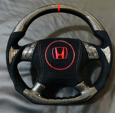 Usado, Volante completo Honda Civic 1999-2007 com fibra de carbono e alcantara comprar usado  Enviando para Brazil