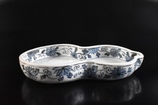 Usado, T6250: TIGELA/PRATO DE SOBREMESA KASHIKI KASHIKI JAPONÊS EM FORMA DE CABAÇA AZUL E BRANCO comprar usado  Enviando para Brazil