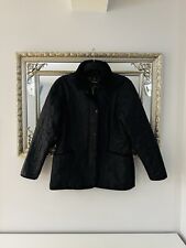 Womens barbour black for sale  NEW MILTON