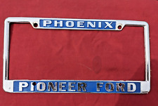 QUADRO DE PLACA VINTAGE PIONEER FORD Mustang Bronco Truck F150 Phoenix AZ comprar usado  Enviando para Brazil