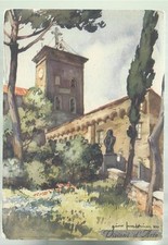 Cartolina artistica gino usato  Oliveto Lario