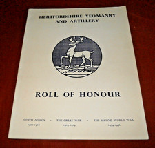 Hertfordshire yeomanry artille for sale  BERKHAMSTED