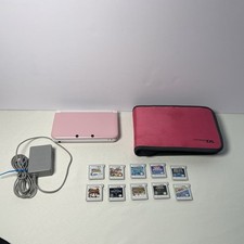 Nintendo 3DS XL Branco Rosa com Estojo Carregador + 10 Jogos Pokémon, Mario LOTE *LEIA* comprar usado Nintendo 3DS XL Branco Rosa com Estojo Carregador + 10 Jogos Pokémon, Mario LOTE *LEIA* comprar usado  Enviando para Brazil