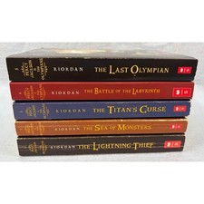 Original Vintage Percy Jackson & The Olympians Book Set 5 Paperback, usado comprar usado  Enviando para Brazil