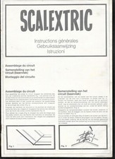 Scalextric instructions assemb d'occasion  Expédié en Belgium