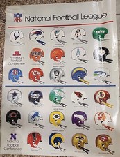 Pôster vintage de capacete da NFL de 1978.  Uniforme Throwback de hoje em bom estado!  , usado comprar usado  Enviando para Brazil