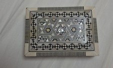 mother pearl inlaid box for sale  CHARD