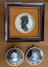 Vintage pair cameo for sale  VERWOOD