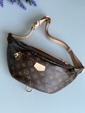 Autêntica ☣Louis✰Vuitton☣ Monograma Bolsa de Cintura de Lona Bolsa Bum Marrom, usado comprar usado  Enviando para Brazil