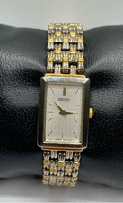 Usado, Relógio de pulso feminino Seiko 15mm dois tons comprar usado  Enviando para Brazil