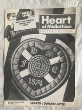 Hearts dundee united for sale  LYMM