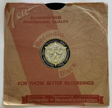 Unknown Instrumental 10" 78 rpm Acetate V+ Recordio Blue Moon / Remember April comprar usado  Enviando para Brazil