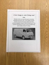 1968 dodge a100 for sale  Williamsburg