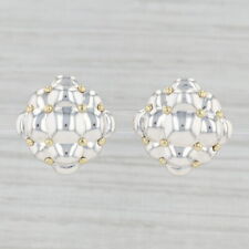 Pendientes Krypel Statement De Oro Y Plata Esterlina Con Aros Omega comprar usado  Enviando para Brazil