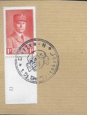 Timbre petain cachet d'occasion  Prissé