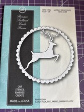 Reindeer scalloped circle for sale Reindeer scalloped circle for sale  WEST CALDER