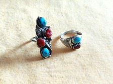 Indianerschmuck ringe sterling gebraucht kaufen  Murnau a.Staffelsee