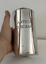 Barattolo metallo argentato usato  Pavia